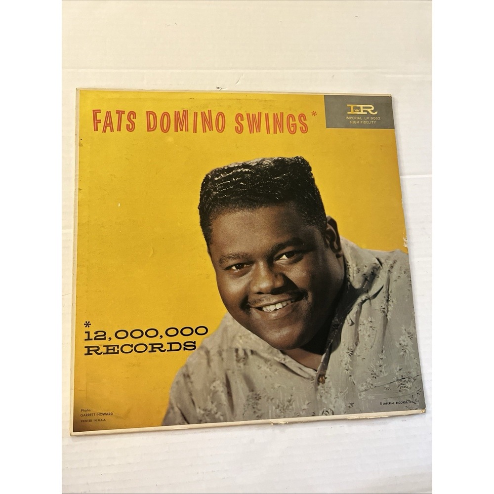 Fats Domino Swings~1959 Blues~Vocal Pop~Mono~Imperial LP 9062~FAST SHIPPING!